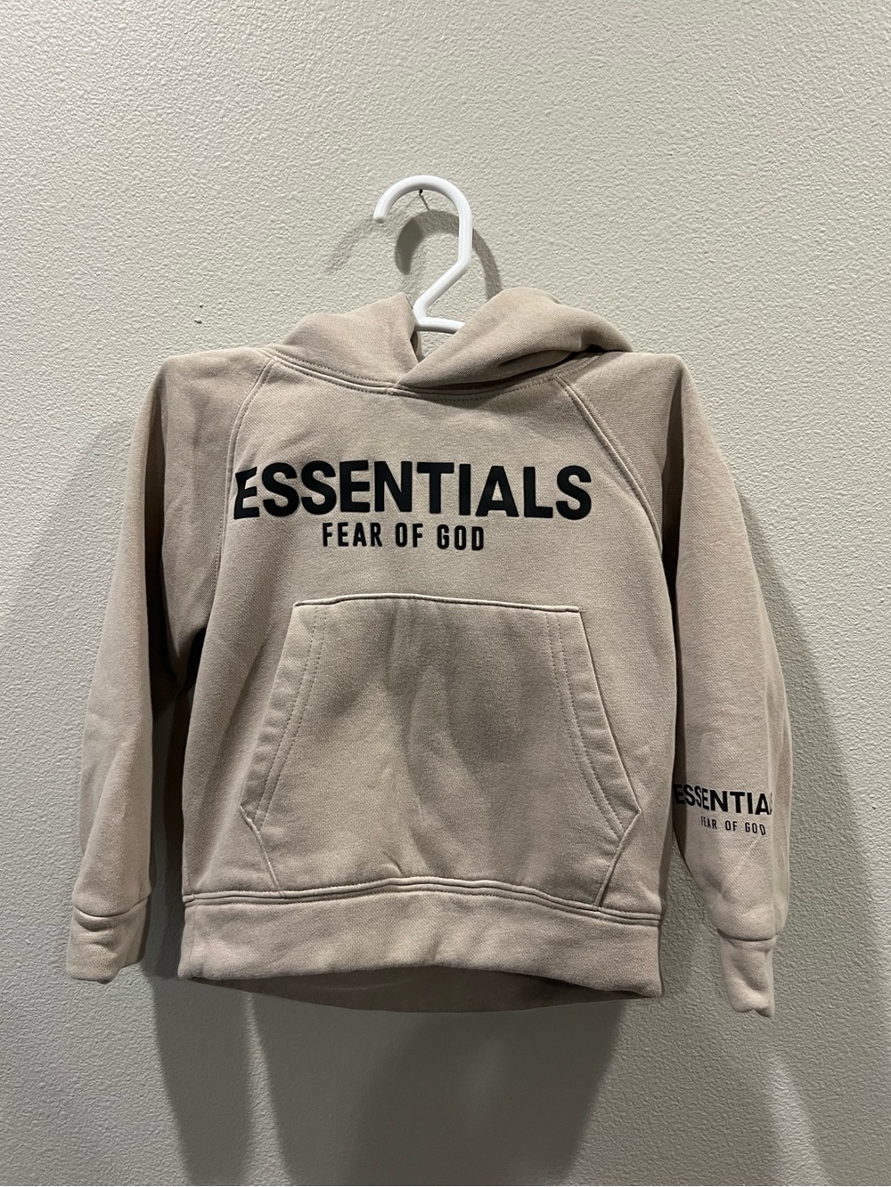Fear of God ESSENTIALS Beige Hoodie for Toddler